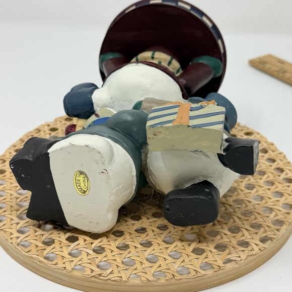 3 Snowman Pillar Candle Holder Decor Christmas Winter Holiday Decor - Picture 6 of 6